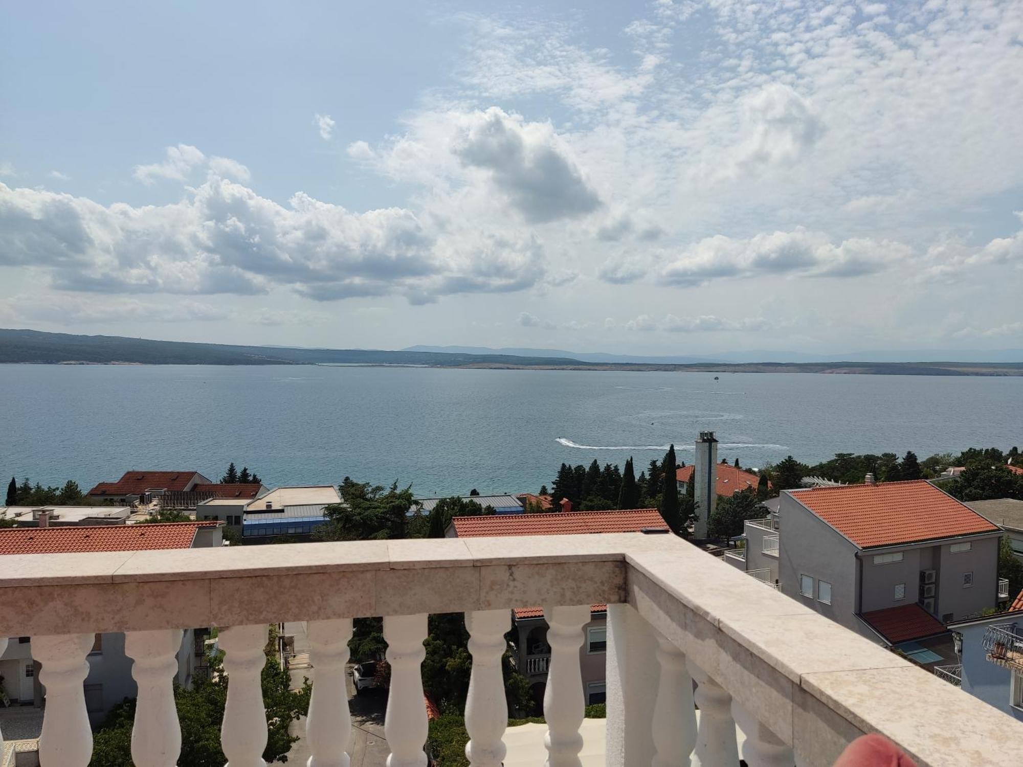 Panorama View Close Sandy Beach 100M To Talasoterapija, Crikvenica Buitenkant foto