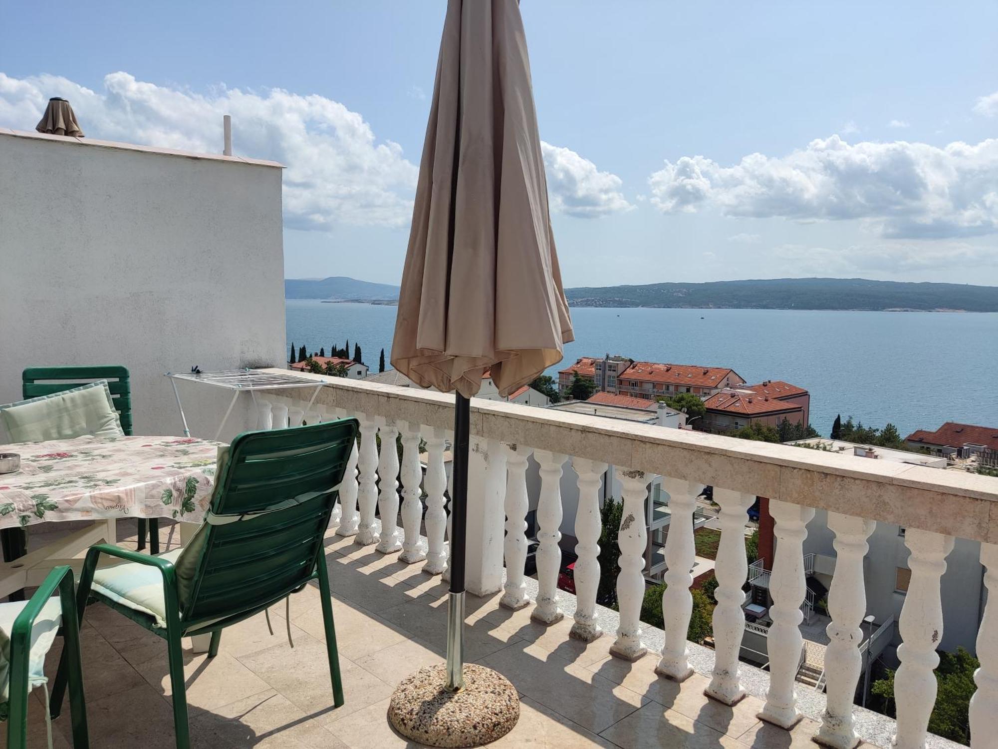 Panorama View Close Sandy Beach 100M To Talasoterapija, Crikvenica Buitenkant foto