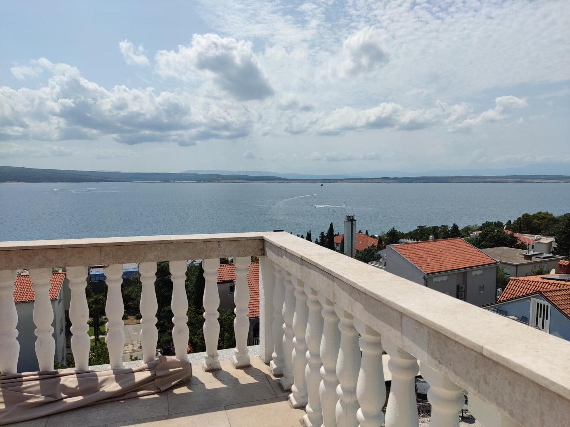 Panorama View Close Sandy Beach 100M To Talasoterapija, Crikvenica Buitenkant foto