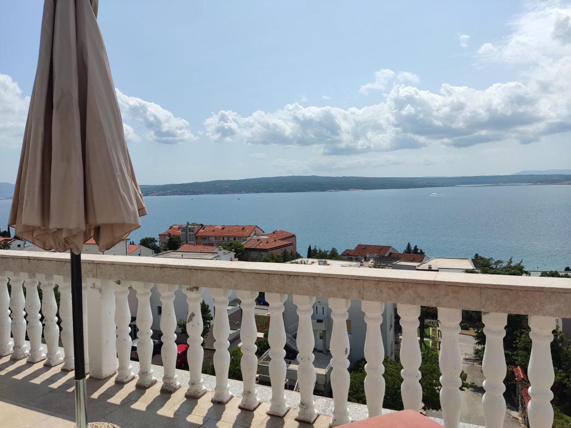 Panorama View Close Sandy Beach 100M To Talasoterapija, Crikvenica Buitenkant foto